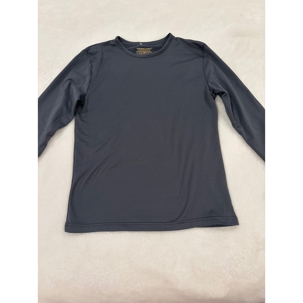 Thermajohn Mens Thermal Long Sleeve Shirt Base Layer Top Gray Size XS RN 153558
